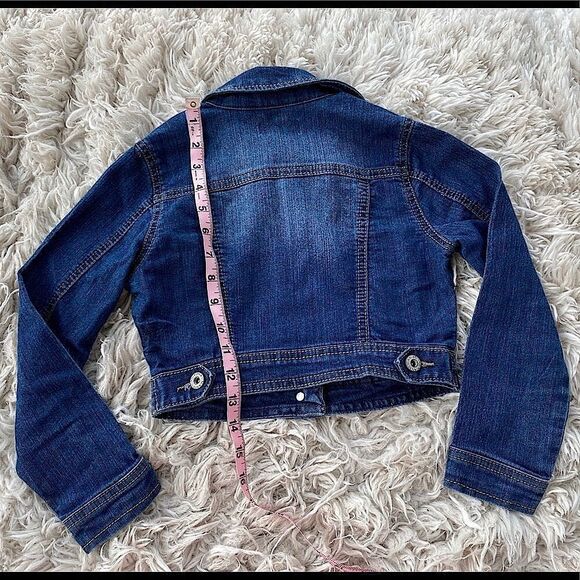 🌴 Arizona Jeans Crop Jean Jacket M/8 - Picture 5 of 11